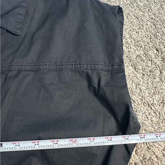 PISTOLA ROSIE MINI DRESS SMOCKED WAIST DRESS Small BLACK sleeveless pockets - Picture 11 of 14